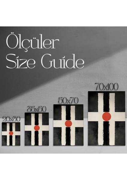 Soyut Minimalist Kırmızı Nokta Tablosu modelleri