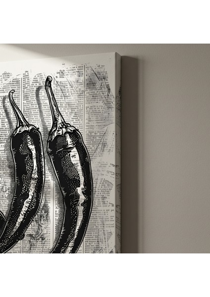 Üç Biber Soyut Sanat Tablosu indirimleri