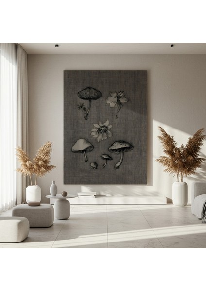 Karanlık Botanik Illüstrasyon Tablosu fırsatları