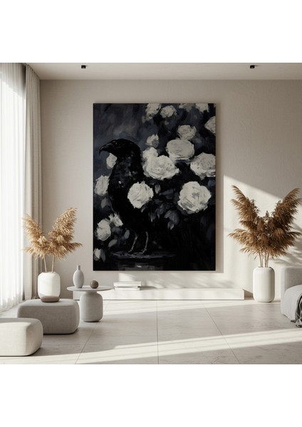 Karanlık Romantizm Kuşu ve Gül Tablosu fırsatları