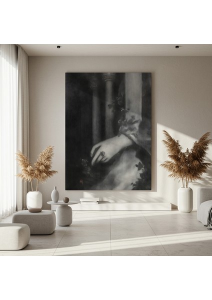 Karanlık Romantizm El Detayı Tablosu fırsatları