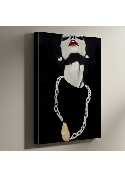 Karanlık Romantizm Soyut Tablosu