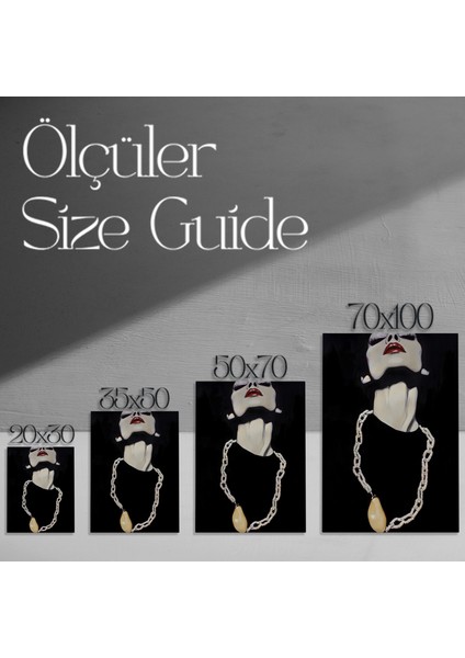 Karanlık Romantizm Soyut Tablosu modelleri