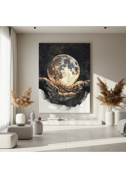 Kozmosun Kalbinde Soyut Sanat Tablosu fırsatları