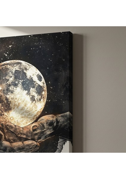 Kozmosun Kalbinde Soyut Sanat Tablosu indirimleri