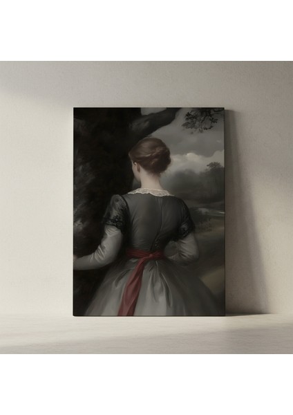 Karanlık Romantizm Kadın Portresi Tablosu fiyatları