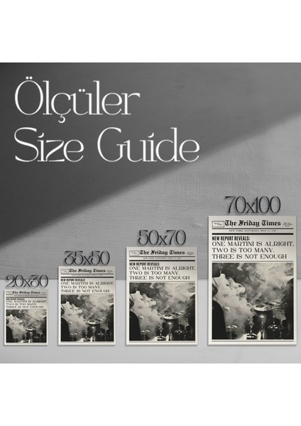 Karanlık ve Şık Martini Gecesi Tablosu modelleri