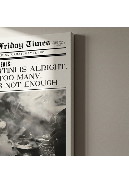 Karanlık ve Şık Martini Gecesi Tablosu indirimleri