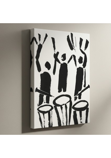 Soyut Davulcu Tablosu