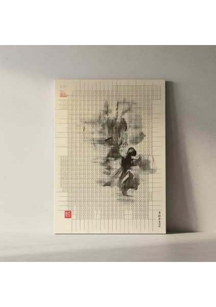 Soyut Mürekkep Boyama Tablosu fiyatları