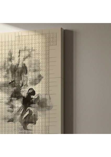 Soyut Mürekkep Boyama Tablosu indirimleri