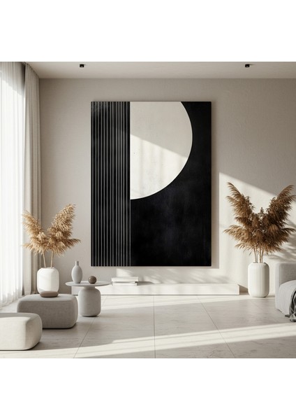 Soyut Geometrik Desenler ve Ay Işığı Tablosu fırsatları