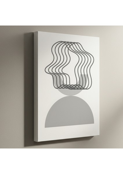 Soyut Dalgalar Duvar Sanatı Tablosu