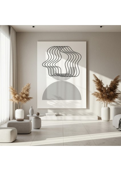 Soyut Dalgalar Duvar Sanatı Tablosu fırsatları