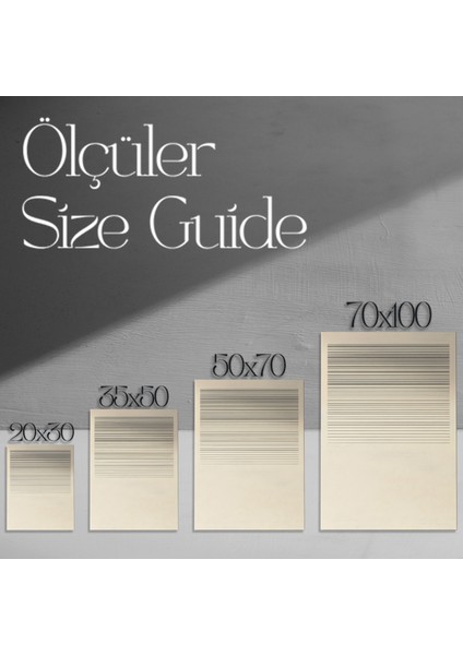 Minimalist Çizgi Sanatı Tablosu modelleri