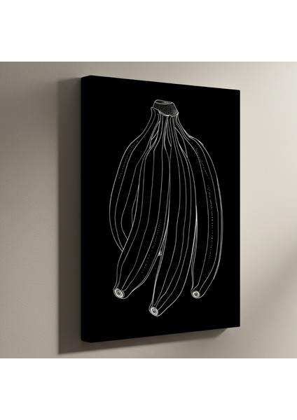 Minimalist Muz Illüstrasyon Tablosu