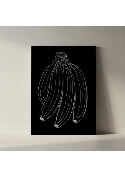 Minimalist Muz Illüstrasyon Tablosu fiyatları