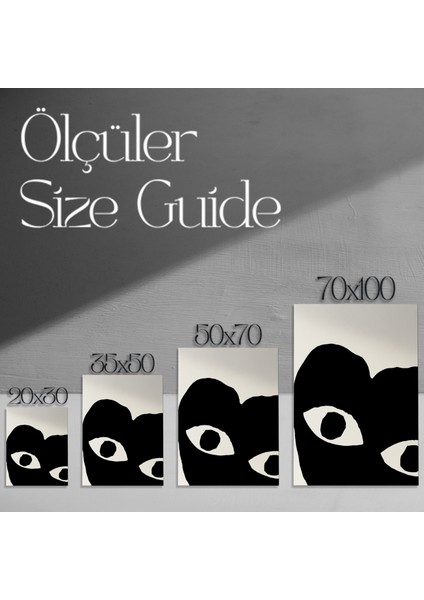 Soyut Gözler Dark Modern Sanat Tablosu modelleri