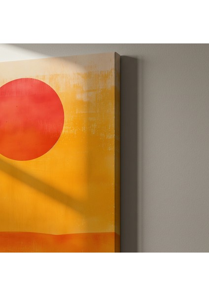 Soyut Minimalist Günbatımı Tablosu indirimleri
