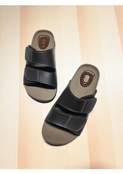 Çift Cırtlı Ayarlanabilir Topuk Dikeni Jelli Ev ve Dışarı Terliği