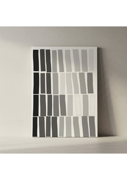 Soyut Gri Tonlar Duvar Tablosu fiyatları