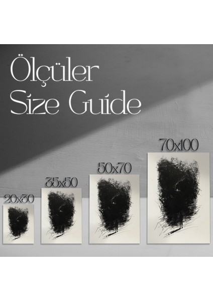 Karanlığın Kalbindeki Işık Soyut Sanat Tablosu modelleri