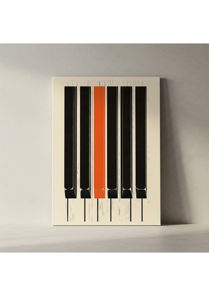 Minimalist Piyano Tuşları Soyut Sanat Tablosu fiyatları