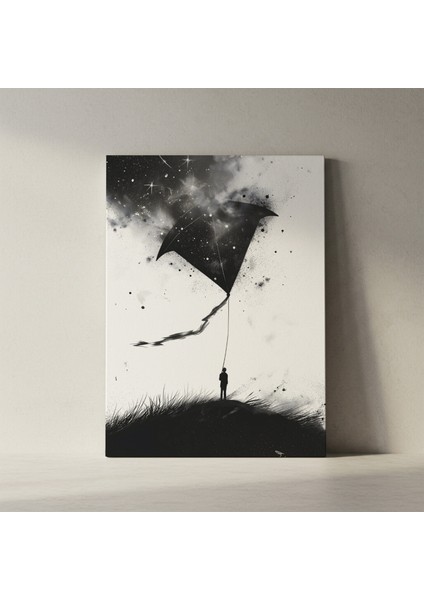 Kozmos Şeklindeki Uçurtma Soyut Sanat Tablosu fiyatları