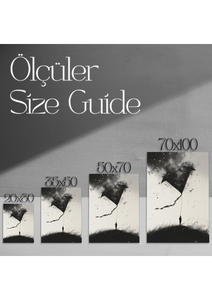 Kozmos Şeklindeki Uçurtma Soyut Sanat Tablosu modelleri