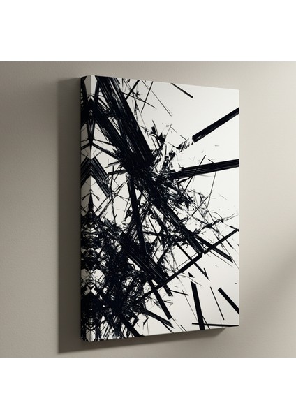 Karanlık Soyut Sanat Tablosu