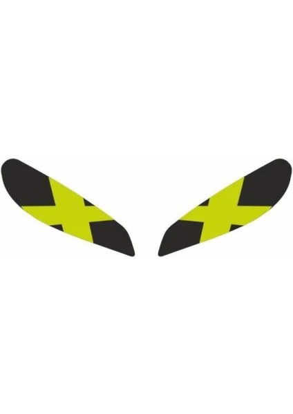 Motosıklet Far Kaplama Cfmoto 250 Sr Flo Sarı x