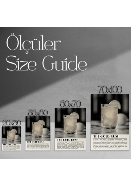 Altın Koşu Kokteyli Tablosu modelleri