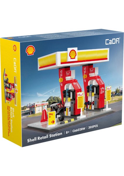 Cada Shell Benzin Istasyonu 305 Parça Block Oyuncak fiyatları