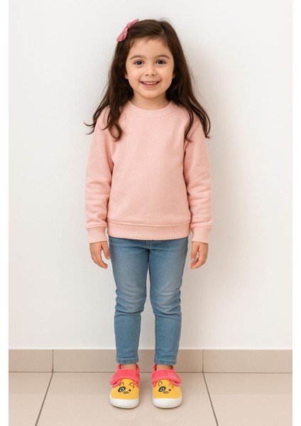 Renkli Köpek Baskılı Kız Çocuk Panduf