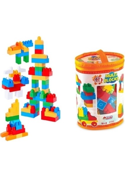 Oyuncak Multı Blocks 62 Parça 01253
