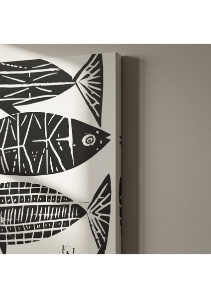 Soyut Balık Stili Dekoratif Tablo indirimleri