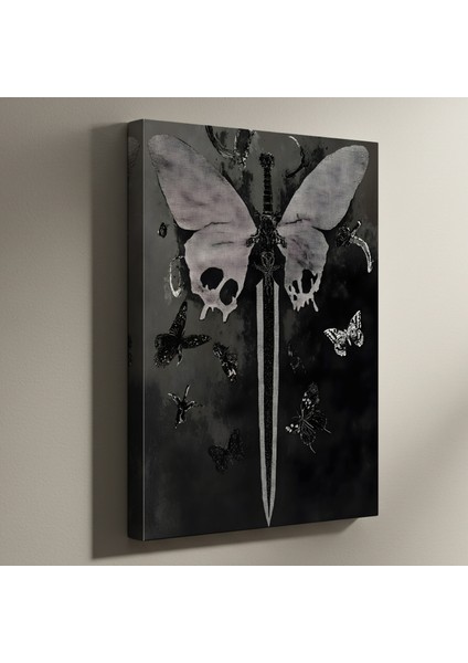 Karanlık Romantizm Soyut Sanat Tablosu