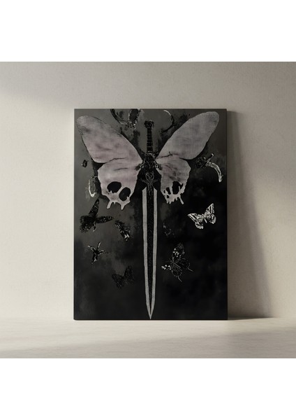 Karanlık Romantizm Soyut Sanat Tablosu fiyatları