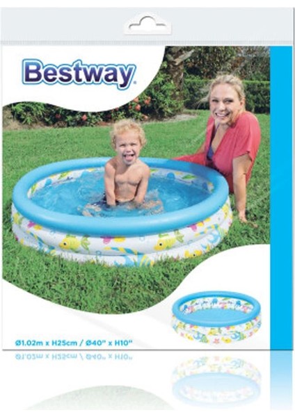 Havuz Balık Desenli 102X25 cm KZLD-BW51008