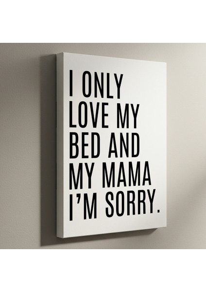 Komik Yazı Tipi Duvar Poster Tablosu