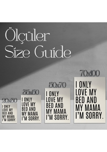 Komik Yazı Tipi Duvar Poster Tablosu modelleri