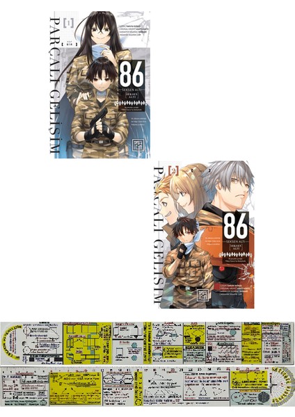 86 Parçalı Gelişim 1-2. Ciltler Manga Seti + Mat. Öğreten Cetvel