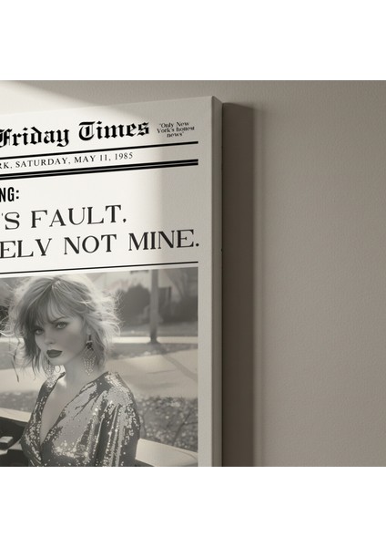 1980LER Stili Gazete Kupürü Kadın Portresi Tablosu indirimleri