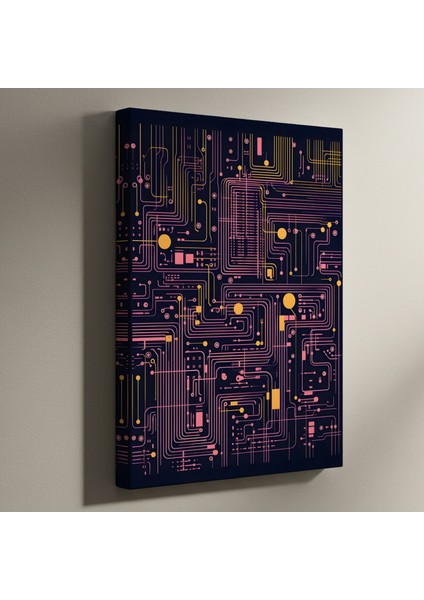 Soyut Elektronik Devre Tablosu