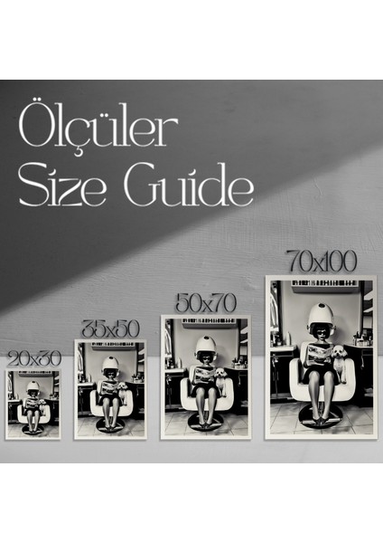 Şık Kuaförde Bayan ve Köpeği Siyah Beyaz Tablo modelleri