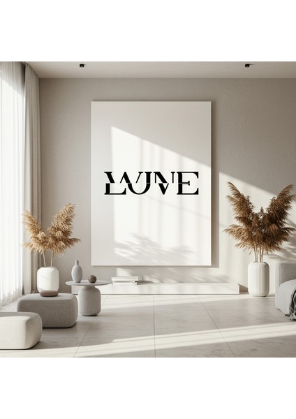 Kırık Yazı Tipiyle Modern Love Tablosu fırsatları