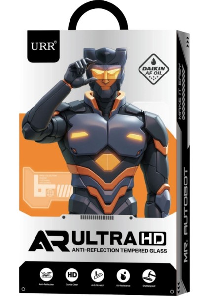 iPhone 17 Pro Uyumlu Urr 3D Anti Reflection (Ar) Ultra Cam Telefon Ekran Koruyucu