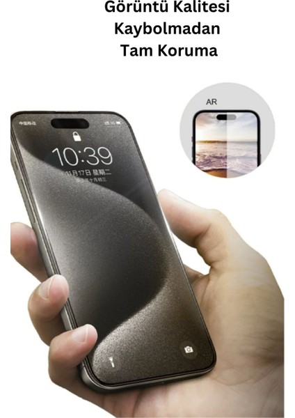 iPhone 17 Pro Uyumlu Urr 3D Anti Reflection (Ar) Ultra Cam Telefon Ekran Koruyucu fiyatları