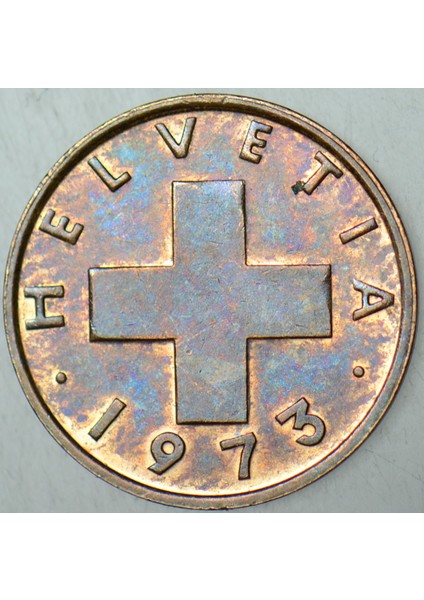 Isviçre 1 Rappen 1973. modelleri