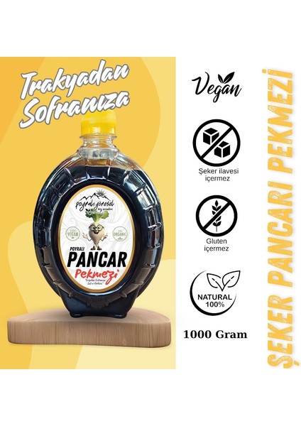 Poyralı Pancar Pekmezi 1kg x 2 Adet